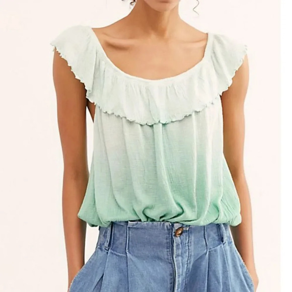 NWT Free People Cora Lee Off the Shoulder Top - Picture 1 of 9